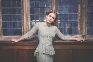 Loretta-Hope-actress-Model-Birmingham-West-Midlands-period-drama-style-Sorrel-Price-Photography-lace-and-pearls-classic-portraiture-beauty-fashion-petite-model-low-contrast-ambient-lighting-location-shoot-UK