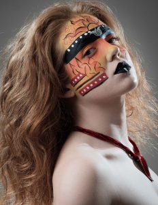 Loretta-Hope-elements-series-face-art-facepainter-Birmingham-body-artist-West-Midlands-fire-art-portrait-photography-creative-conceptual-fierce-model-art-photographer-beauty